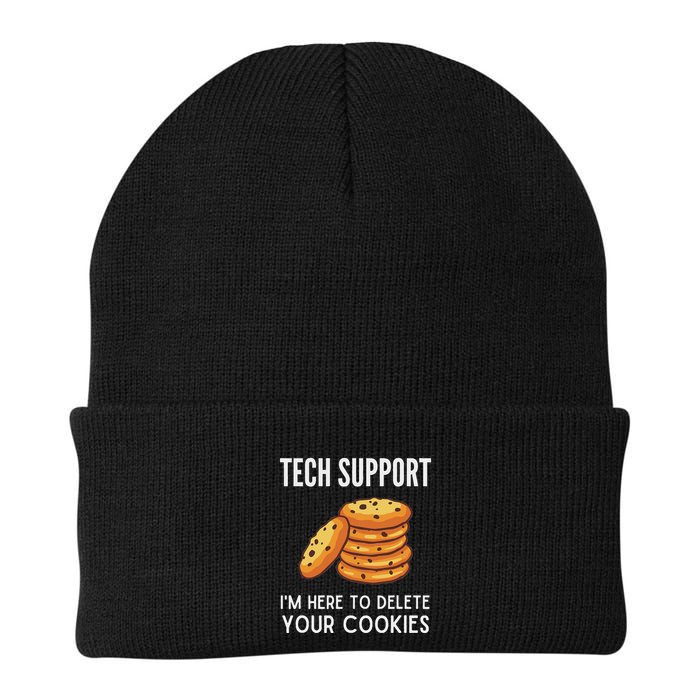 Tech Support IM Here To Delete Your Cookies Tech Support Knit Cap Winter Beanie