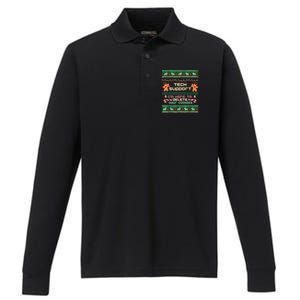 Tech Support IM Here To Delete Your Cookies Christmas Xmas Performance Long Sleeve Polo