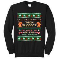 Tech Support IM Here To Delete Your Cookies Christmas Xmas Sweatshirt