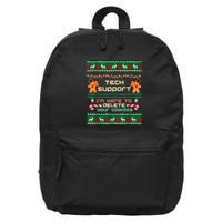 Tech Support IM Here To Delete Your Cookies Christmas Xmas 16 in Basic Backpack
