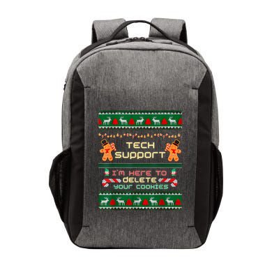 Tech Support IM Here To Delete Your Cookies Christmas Xmas Vector Backpack