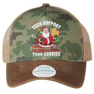 Tech Support IM Here To Delete Your Cookies Tech Christmas Legacy Tie Dye Trucker Hat