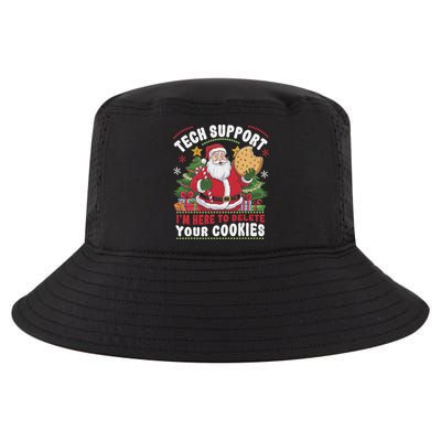 Tech Support IM Here To Delete Your Cookies Tech Christmas Cool Comfort Performance Bucket Hat
