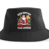 Tech Support IM Here To Delete Your Cookies Tech Christmas Sustainable Bucket Hat