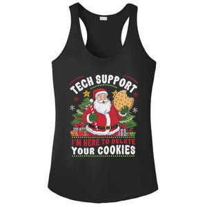 Tech Support IM Here To Delete Your Cookies Tech Christmas Ladies PosiCharge Competitor Racerback Tank