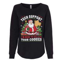 Tech Support IM Here To Delete Your Cookies Tech Christmas Womens California Wash Sweatshirt