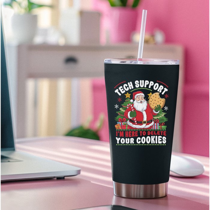 Tech Support IM Here To Delete Your Cookies Tech Christmas Permanent Decal Sticker