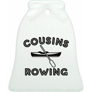 The Summer I Turned Pretty Cousins Rowing Ceramic Bell Ornament