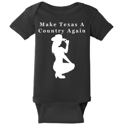 Texas Secession Independence Baby Bodysuit