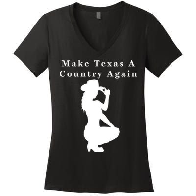Texas Secession Independence Women's V-Neck T-Shirt