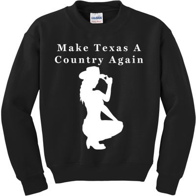 Texas Secession Independence Kids Sweatshirt