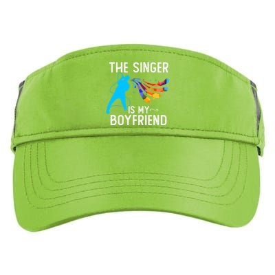 The Singer Is My Boyfriend Design For Singing Lovers Adult Drive Performance Visor