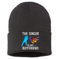 The Singer Is My Boyfriend Design For Singing Lovers Sustainable Knit Beanie