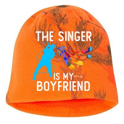 The Singer Is My Boyfriend Design For Singing Lovers Kati - Camo Knit Beanie