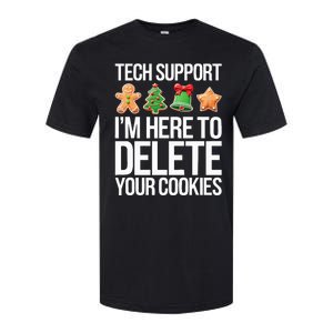 Tech Support IM Here To Delete Your Cookies Christmas Softstyle CVC T-Shirt