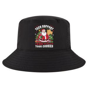 Tech Support IM Here To Delete Your Cookies Tech Christmas Cool Comfort Performance Bucket Hat