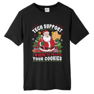 Tech Support IM Here To Delete Your Cookies Tech Christmas Tall Fusion ChromaSoft Performance T-Shirt