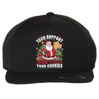 Tech Support IM Here To Delete Your Cookies Tech Christmas Wool Snapback Cap
