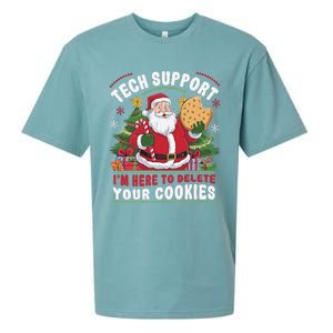 Tech Support IM Here To Delete Your Cookies Tech Christmas Sueded Cloud Jersey T-Shirt