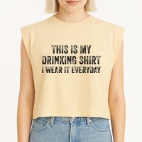 The Sarcasm Is Strong With This One Garment-Dyed Women's Muscle Tee