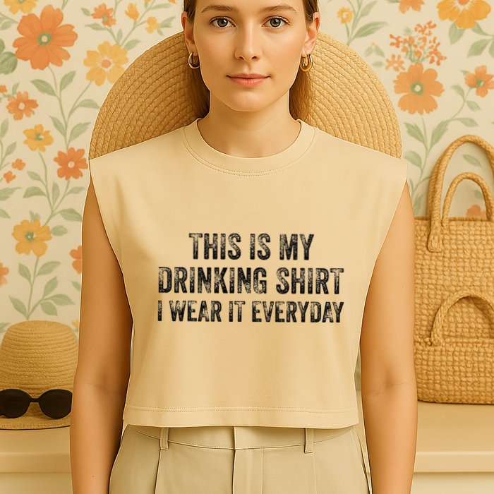 The Sarcasm Is Strong With This One Garment-Dyed Women's Muscle Tee