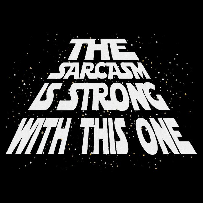 The Sarcasm Is Strong With This One Funny Sarcastic Drawstring Bag