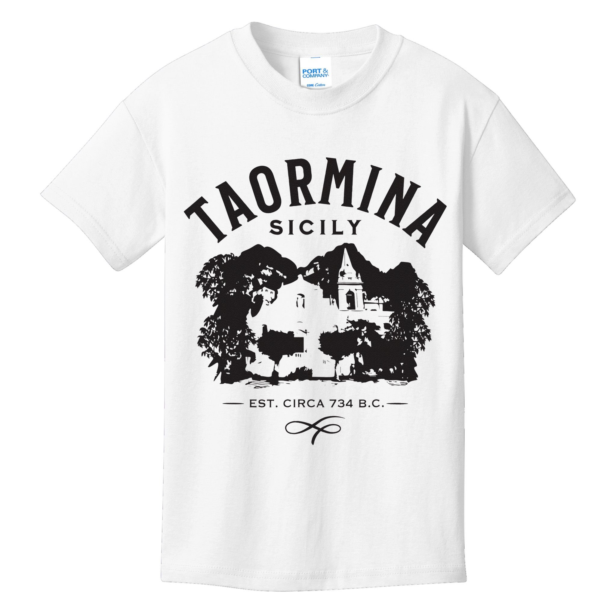 Taormina Sicily Italy Souvenir Design Kids T-Shirt