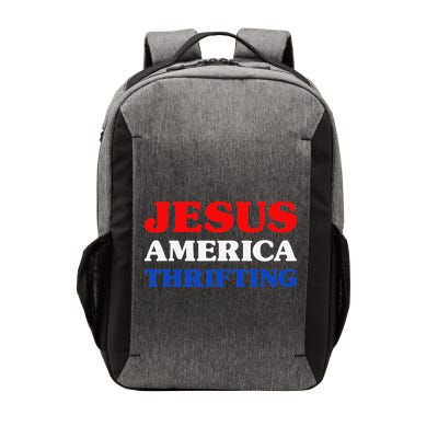Thrift Shopping I Love Thrifting Jesus And Thrifting Vector Backpack
