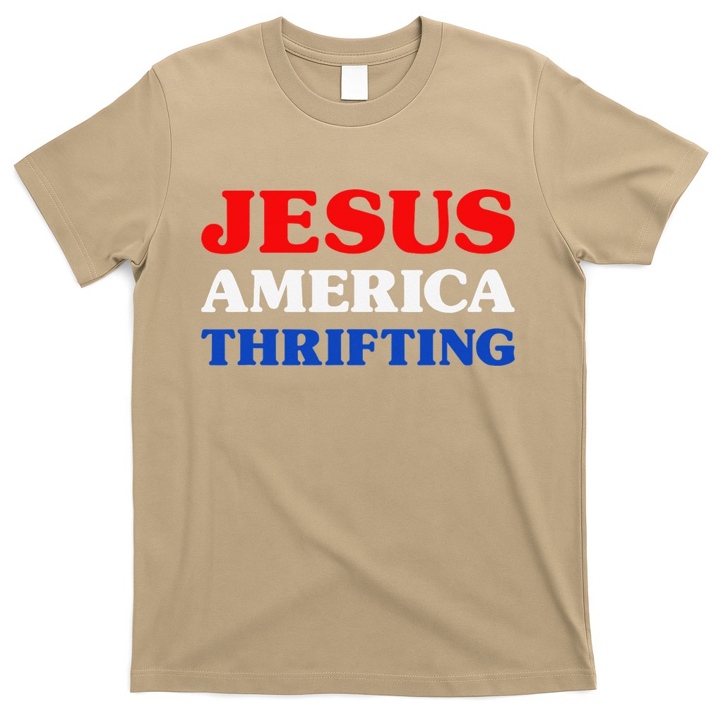 Thrift Shopping I Love Thrifting Jesus And Thrifting T-Shirt