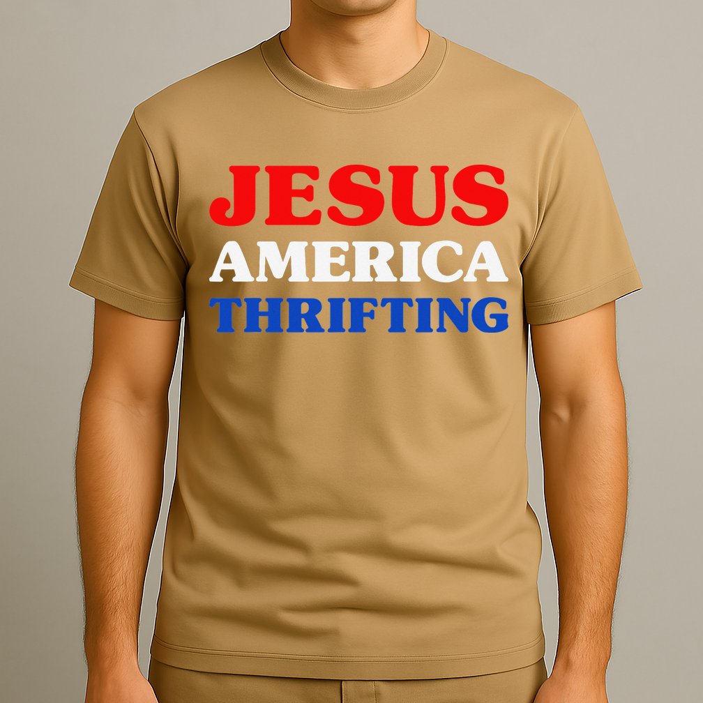 Thrift Shopping I Love Thrifting Jesus And Thrifting T-Shirt