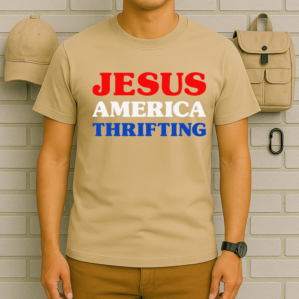 Thrift Shopping I Love Thrifting Jesus And Thrifting T-Shirt