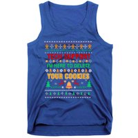 Tech Support IM Here To Delete Your Cookies Christmas Ugly Great Gift Tank Top