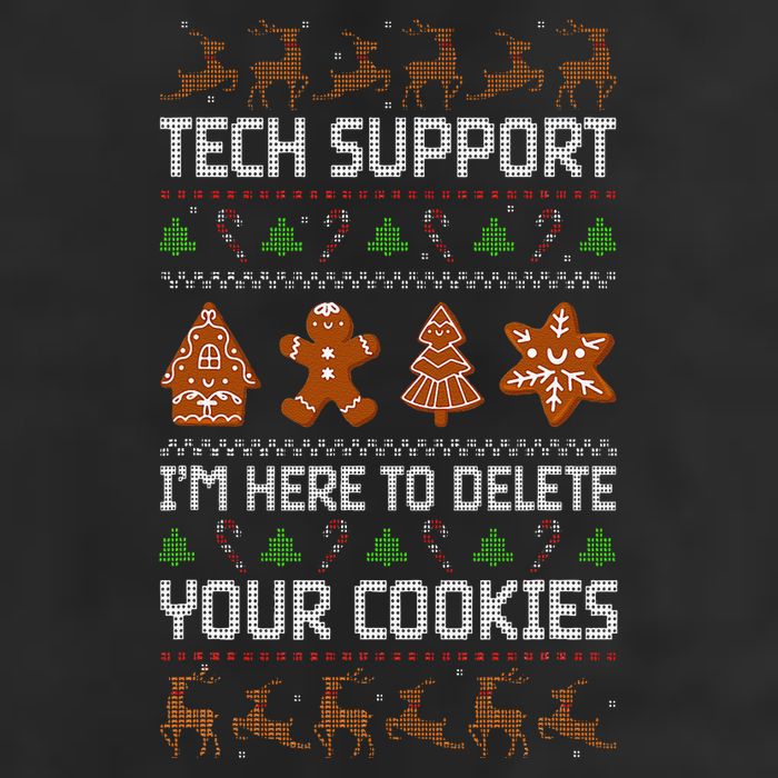 Tech Support IM Here To Delete Your Cookies Knit Cap Winter Beanie