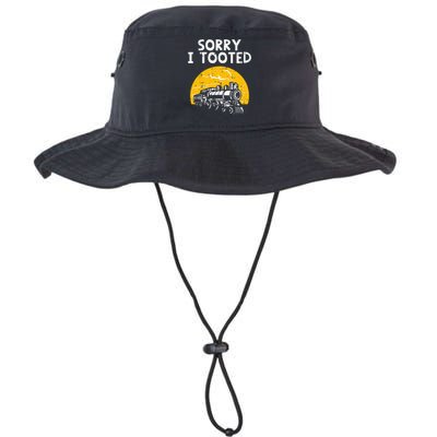 Train Sorry I Tooted Funny Locomotive Railroad Legacy Cool Fit Booney Bucket Hat