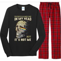 Theres Someone In My Head But Its Not Me Long Sleeve Pajama Set