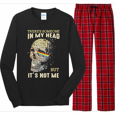 Theres Someone In My Head But Its Not Me Long Sleeve Pajama Set