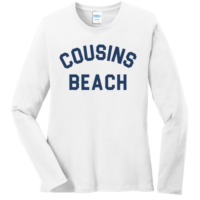 The Summer I Turned Pretty Cousins Beach Heather Gray Ladies Long Sleeve Shirt