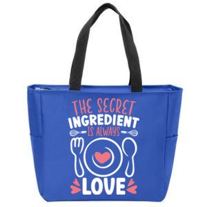 The Secret Ingredient Is Always Love Chef Cooking Culinary Gift Zip Tote Bag