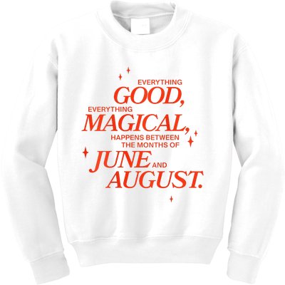 The Summer I Turned Pretty Magical Pink Kids Sweatshirt