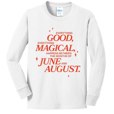 The Summer I Turned Pretty Magical Pink Kids Long Sleeve Shirt