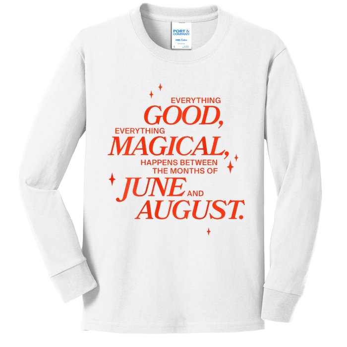 The Summer I Turned Pretty Magical Pink Kids Long Sleeve Shirt