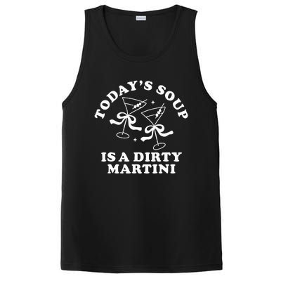 TodayS Soup Is A Dirty Martini Funny Martini Olive Cocktail PosiCharge Competitor Tank