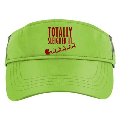 Totally Sleighed It Christmas Adult Drive Performance Visor