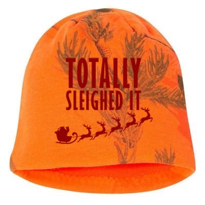 Totally Sleighed It Christmas Kati - Camo Knit Beanie