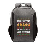 Tech Support IM Here To Delete Your Cookies Xmas Vector Backpack