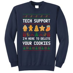 Tech Support IM Here To Delete Your Cookies Xmas Sweatshirt