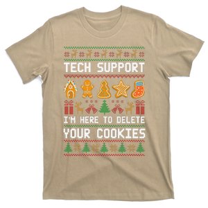 Tech Support IM Here To Delete Your Cookies Xmas T-Shirt