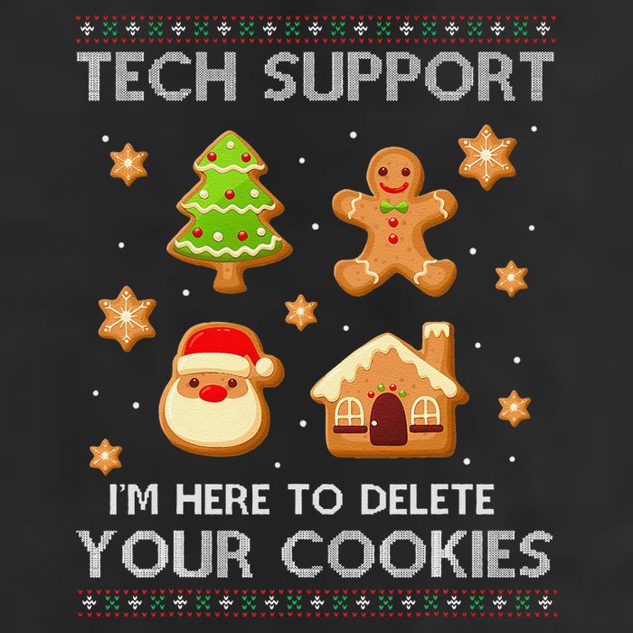 Tech Support IM Here To Delete Your Cookies Christmas Trucker Hat