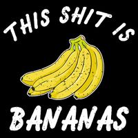 This Shit Is Bananas Drawstring Bag