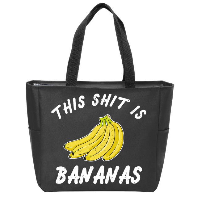 This Shit Is Bananas Zip Tote Bag